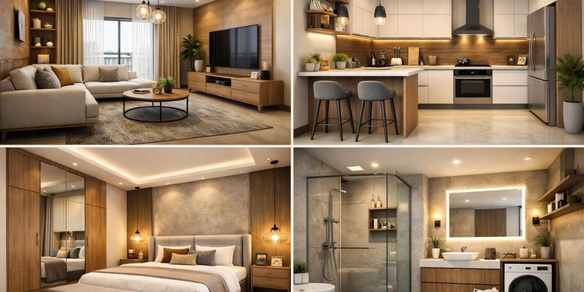 Flat & Apartment Interior Designers in Chennai