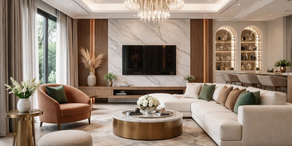 Living Room Interior Design OMR